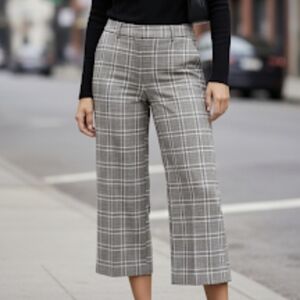 🧨 Vintage Ruby Rd. Gray Plaid High Waist Wide Leg Pants